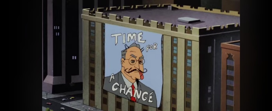 Political vandalism at its lulziest.  At least back in the 90s, anyway.